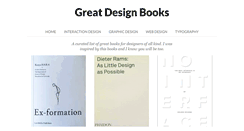 Desktop Screenshot of greatdesignbooks.com